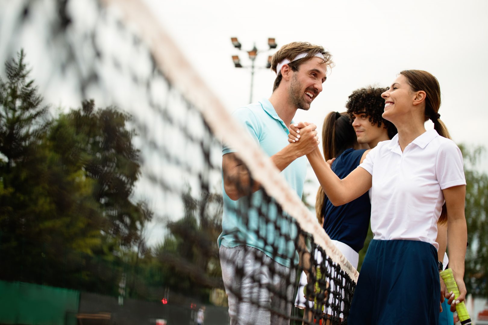 Tennis courts provide lots of fun in Cape Charles' Central Park